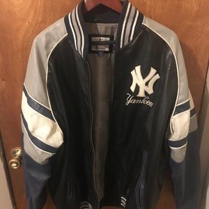 NY Yankees Leather Jacket